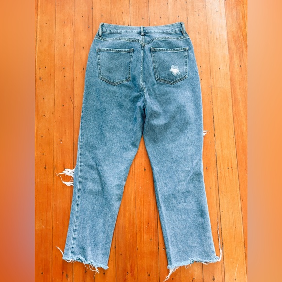 PacSun // High rise wide leg distressed jeans - Picture 4 of 6
